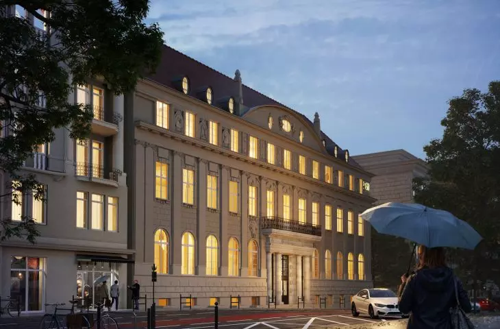 „Skarbiec” — wizualizacja banku po adaptacji na apartamentowiec