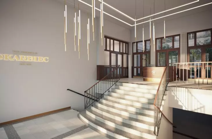 „Skarbiec” — wizualizacja banku po adaptacji na apartamentowiec