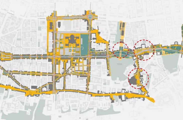 projekt „Nowe Centrum Warszawy” zakłada również przebudowe trzech placów, w tym przestrzeni, której projekt został zaprezentowany