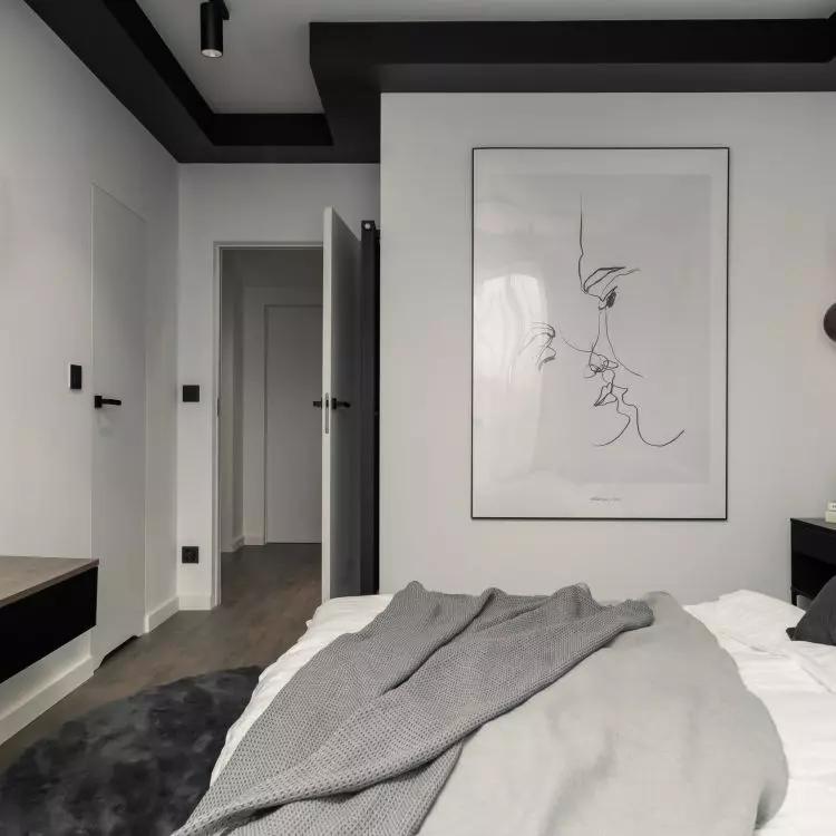 Classic color scheme adds elegance to the interior