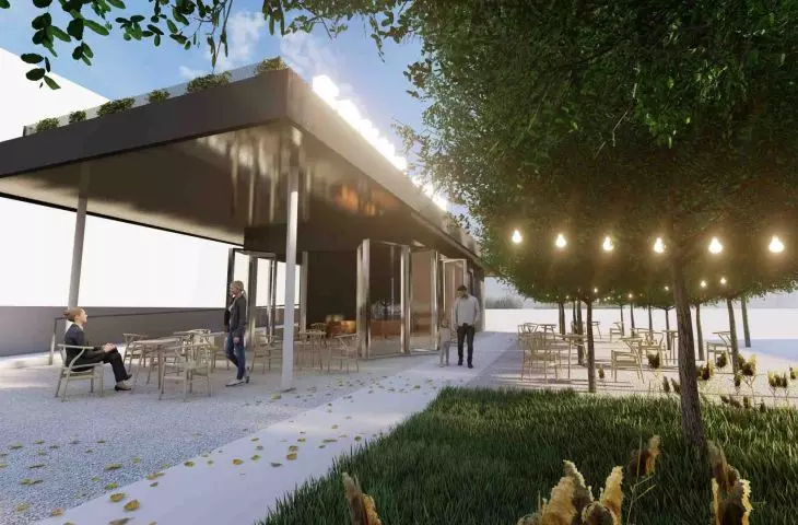 One of the elements of the new square is to be the introduction of new functions in the pavilions