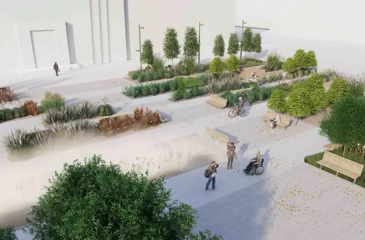 jednym z elementów nowego rynku będzie plac wodny