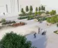one of the elements of the new market will be a water square