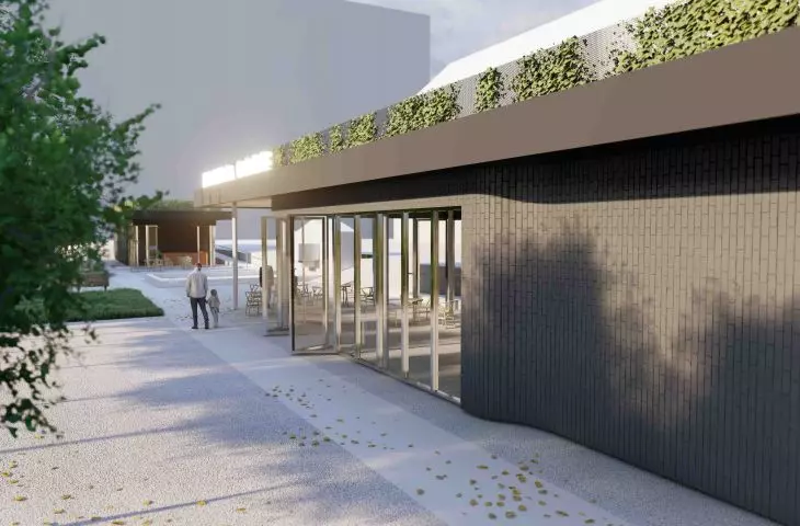 one of the designed pavilions