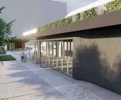 jeden z projektowanych pawilonów