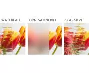 If you want, you can order windows with structured glass to diffuse the view