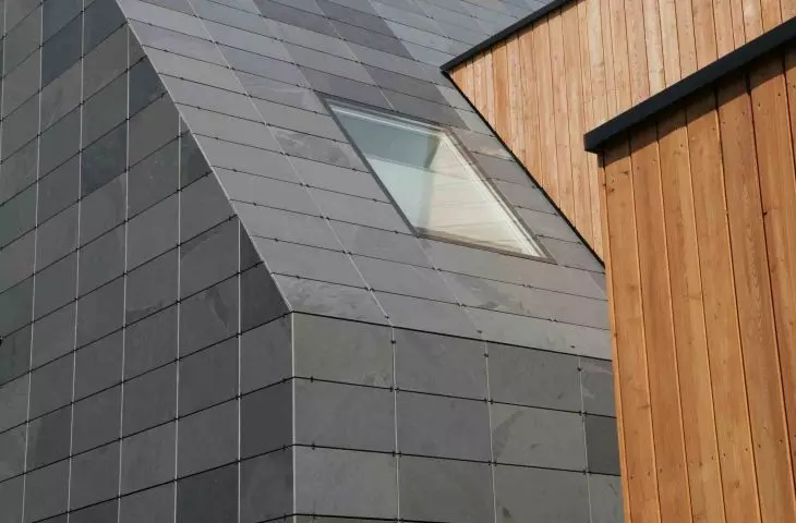 Ventilated slate facades - a durable and economical solution