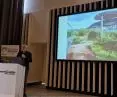 David Brasfield from the Norwegian Association for Green Infrastructure talked about the role of greenery in hospital areas