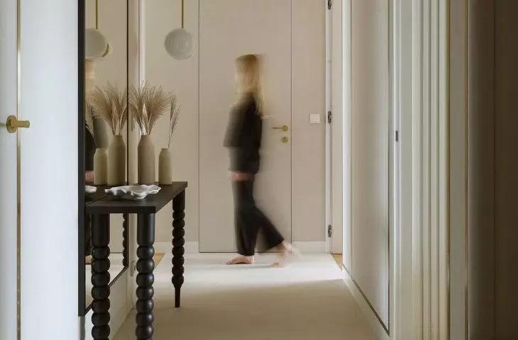 The apartment is 120 square meters