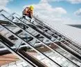 prace montażowe nowych świetlików ALUCO SKYLIGHT TR THERM