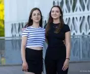 Wyróżnione studentki: Dominika Sikora i Ariana Sawicka
