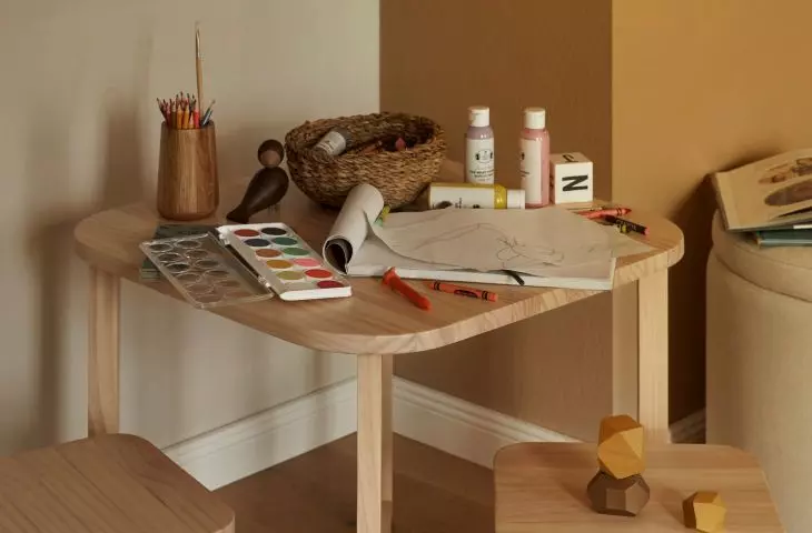 Choose furniture with soft edges