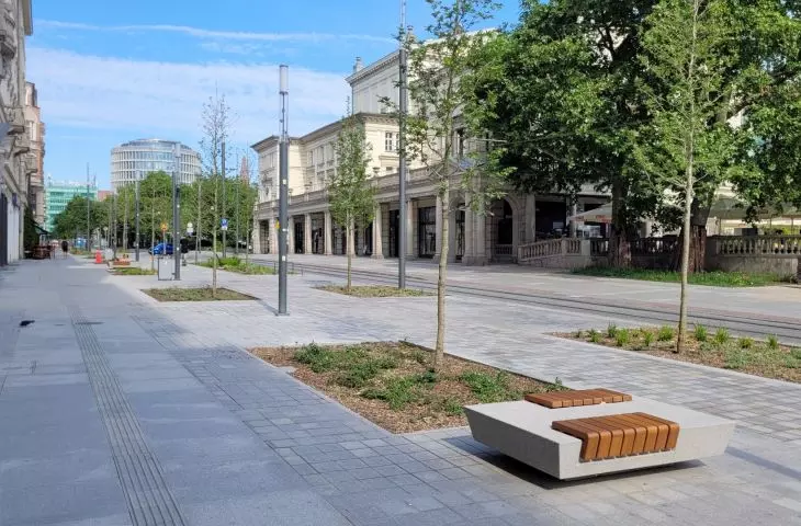 śródmieście Poznania po remontach w ramach Projektu Centrum