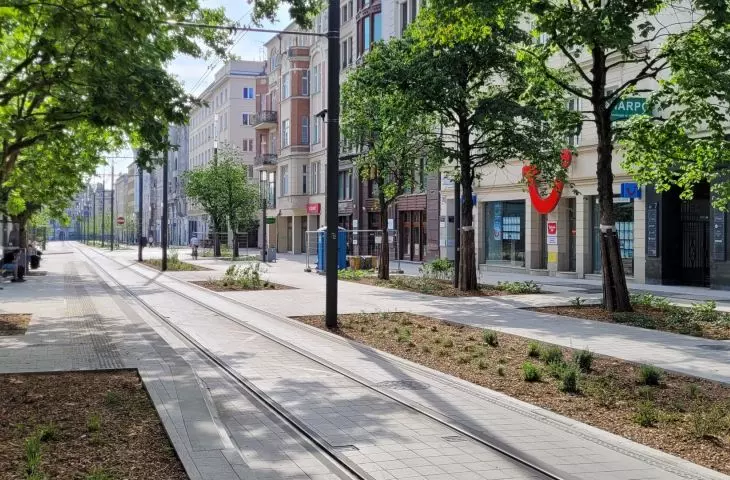 śródmieście Poznania po remontach w ramach Projektu Centrum