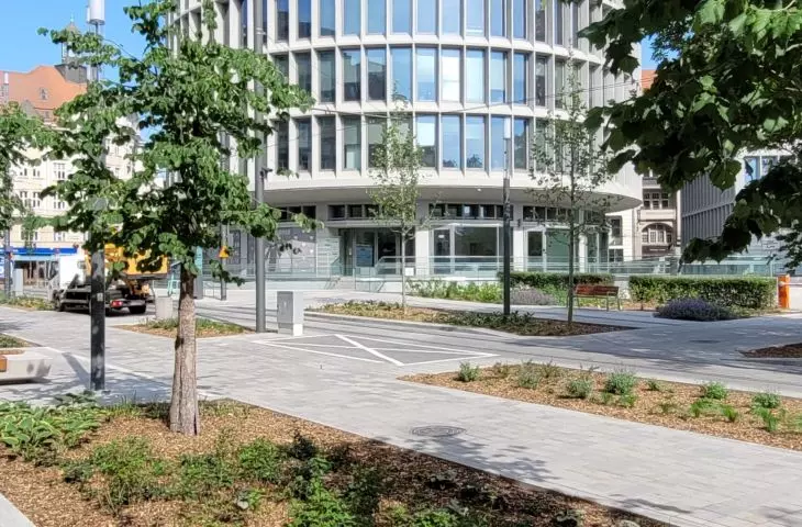 śródmieście Poznania po remontach w ramach Projektu Centrum
