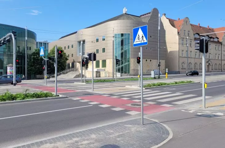 śródmieście Poznania po remontach w ramach Projektu Centrum