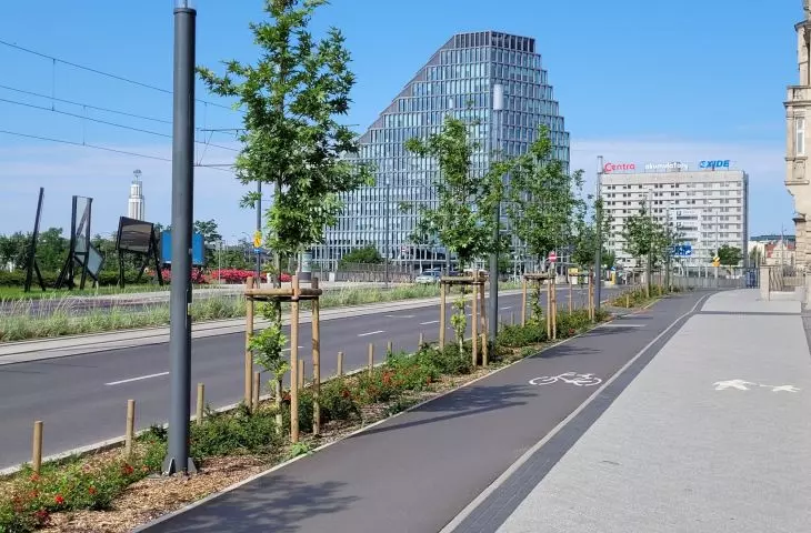 śródmieście Poznania po remontach w ramach Projektu Centrum