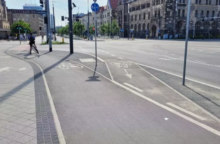 śródmieście Poznania po remontach w ramach Projektu Centrum