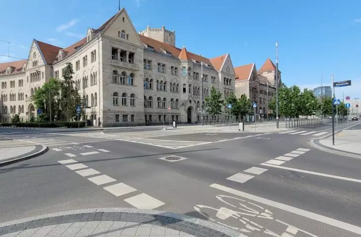 śródmieście Poznania po remontach w ramach Projektu Centrum