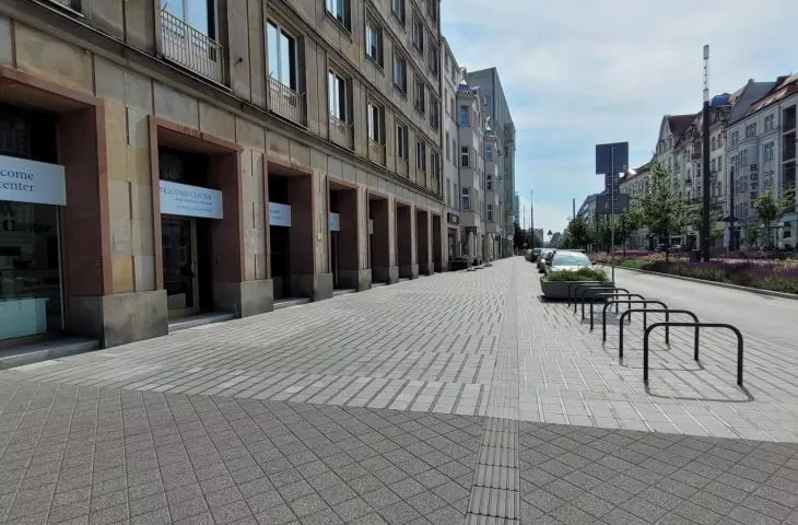 śródmieście Poznania po remontach w ramach Projektu Centrum