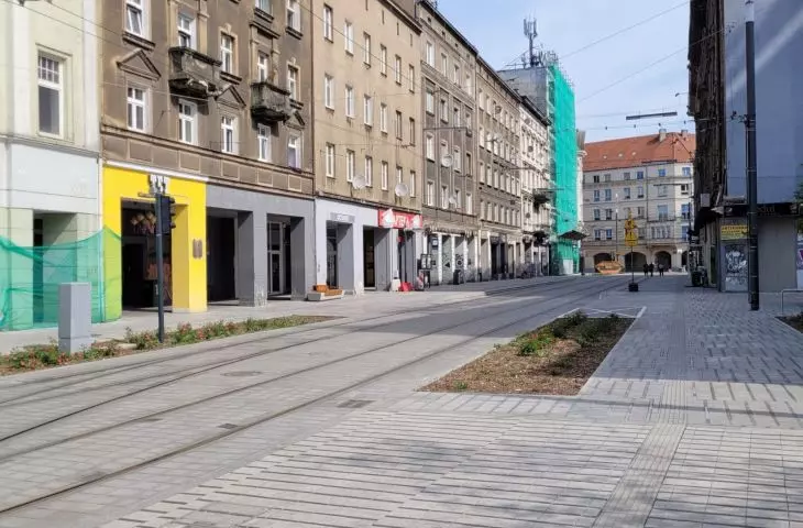 śródmieście Poznania po remontach w ramach Projektu Centrum