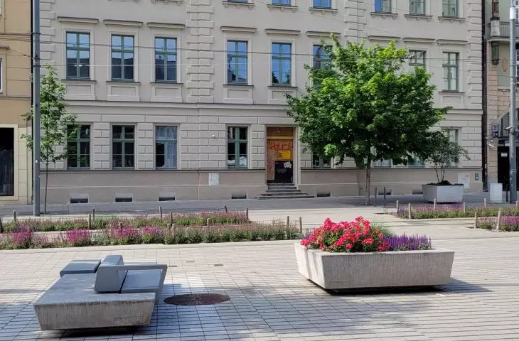 śródmieście Poznania po remontach w ramach Projektu Centrum