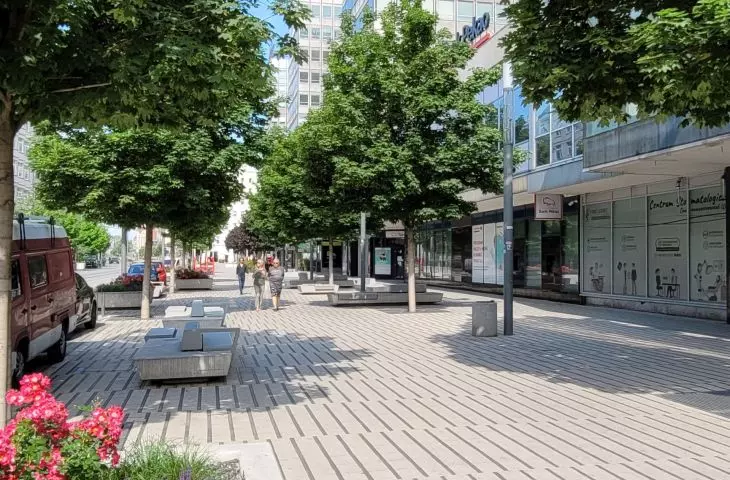 śródmieście Poznania po remontach w ramach Projektu Centrum