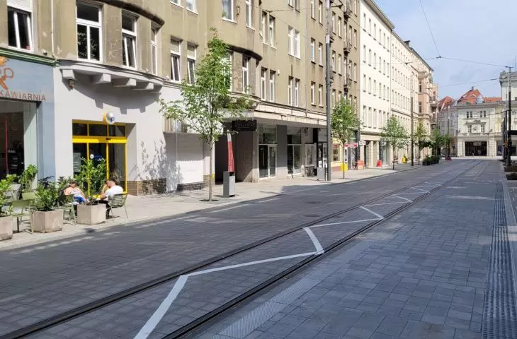 śródmieście Poznania po remontach w ramach Projektu Centrum