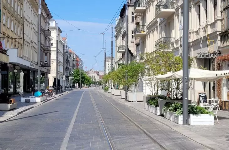 śródmieście Poznania po remontach w ramach Projektu Centrum