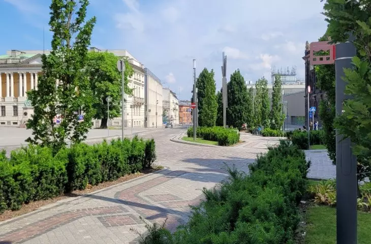 śródmieście Poznania po remontach w ramach Projektu Centrum
