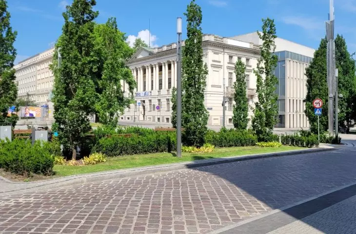 śródmieście Poznania po remontach w ramach Projektu Centrum