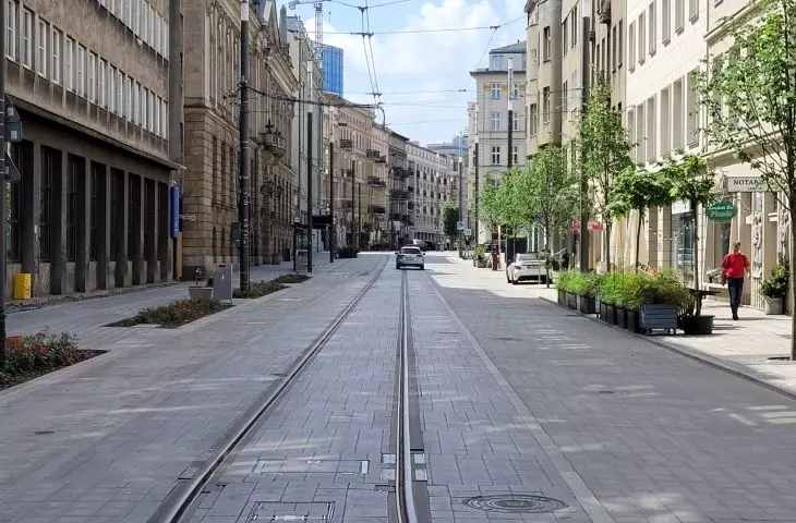 śródmieście Poznania po remontach w ramach Projektu Centrum