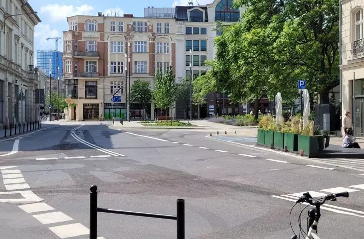 śródmieście Poznania po remontach w ramach Projektu Centrum
