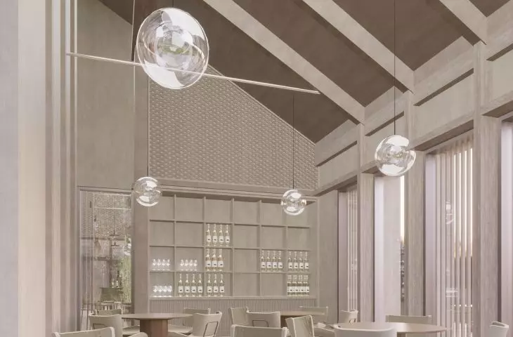 widok sali restauracyjnej