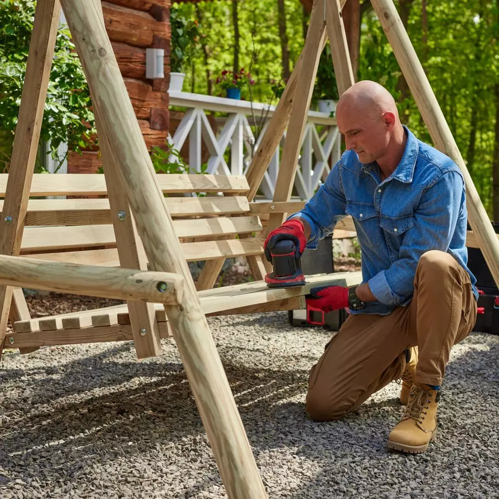 Before applying the product, prepare the wood surface more thoroughly