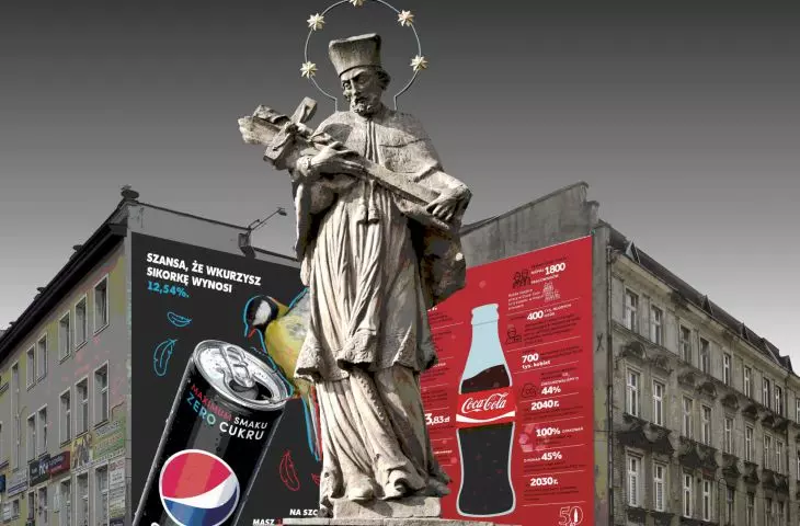felieton o zanieczyszczeniu przestrzeni miast przez reklamy