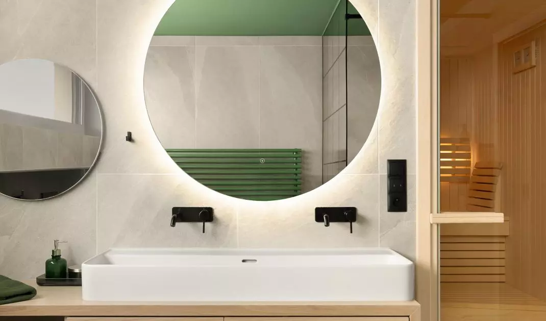 W domu znajduje się także sauna