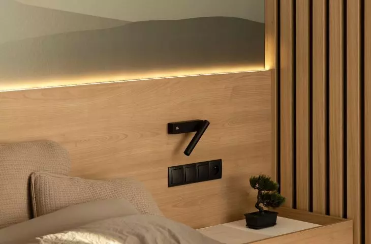 The bed and mattress were made to order
