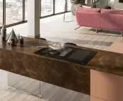 Induction hob with integrated hood from the 2gether series