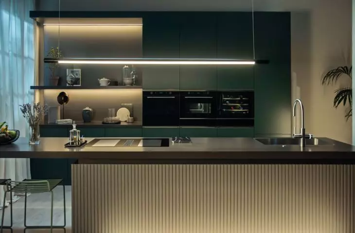 Induction hob with integrated hood from the 2gether series