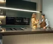 Induction hob with integrated hood from the 2gether series