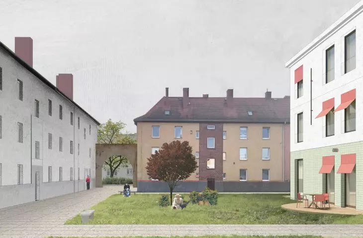 obszar projektowany przy ulicy Byczyńskiej