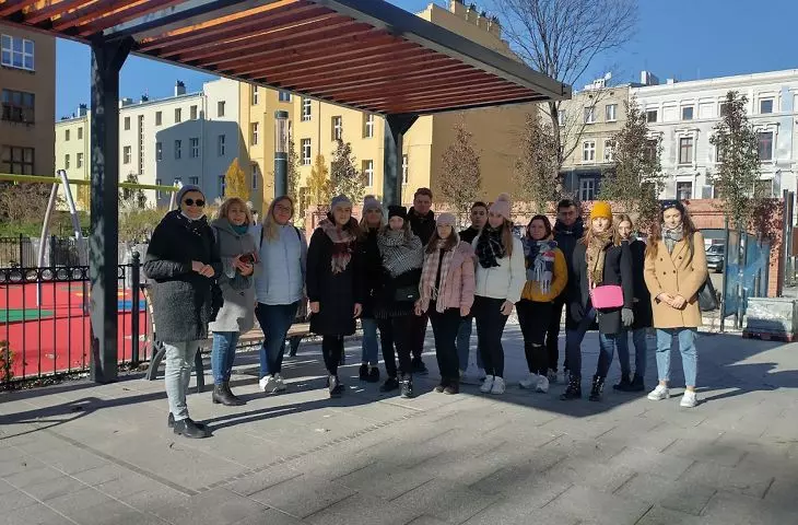 Warsaw University of Technology students' tour