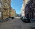 Textile Street, frontage buildings and public space redeveloped as part of the implementation of changes in Area 1 of the Area Revitalization Project of the City Center of Lodz