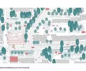obszar projektowany przy ulicy Moniuszki