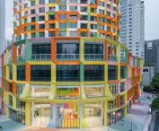 Fasada Centrum Kobiet i Dzieci w Shenzhen