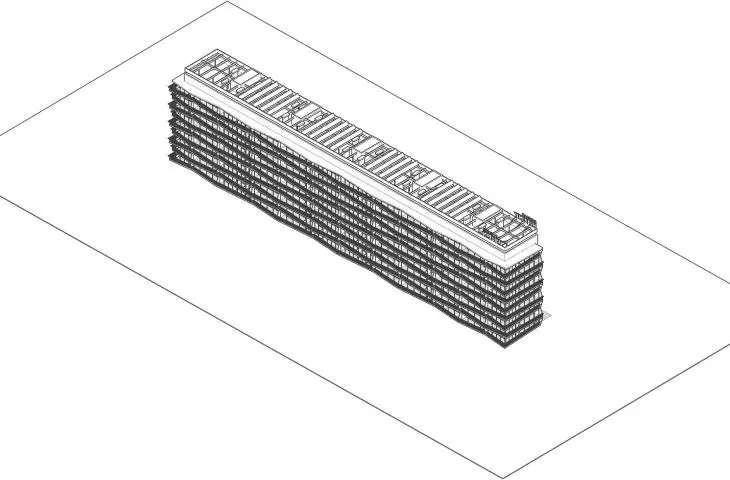 aksonometria – blok po rewitalizacji