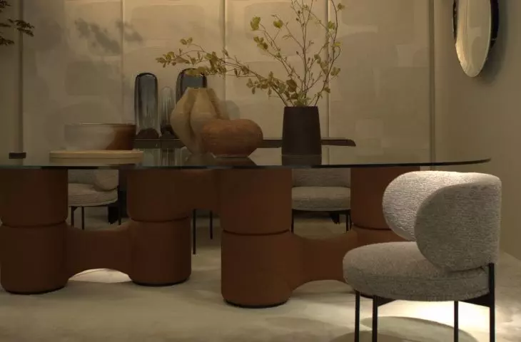 Interior designs are still dominated by earthy colors