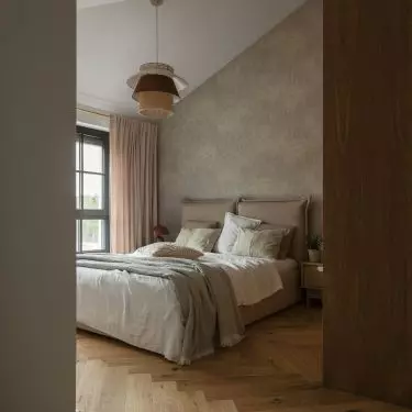 Master bedroom is located on the second floor