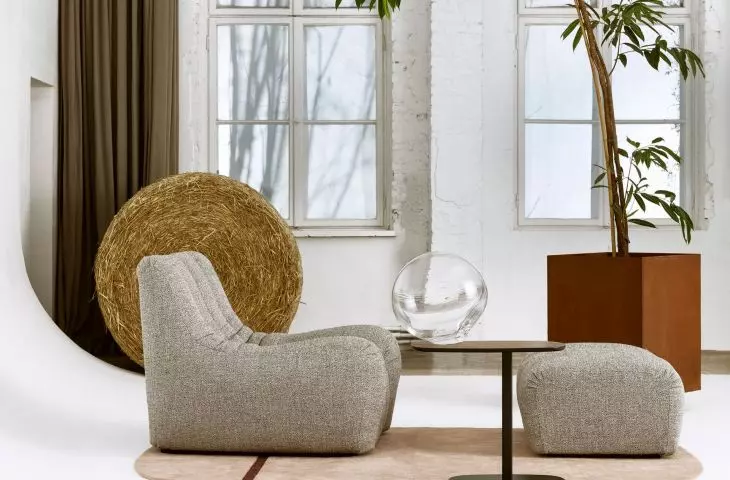 Sofa i pufa Wadi, stolik Nato 